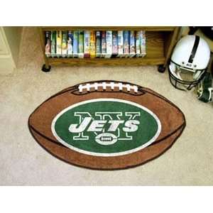  New York Jets Football Throw Rug (22 X 35): Sports 