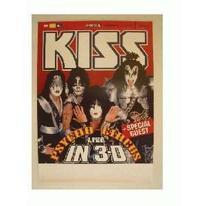    Kiss Poster Psycho Circus Band Shot Berlin Concert 