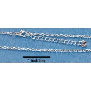  F5498 tlf   19 Silver plated Small Chain Necklace