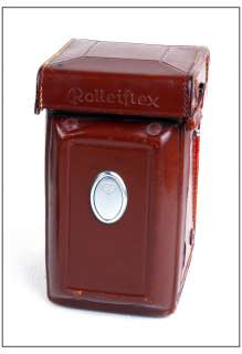 EX++* Rollei/Rolleiflex 3.5T TLR + Tessar 75mm f/3.5 T + leather case 