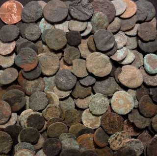 Genuine Ancient Uncleaned Roman Coins circa 300 AD. Budget Grade 
