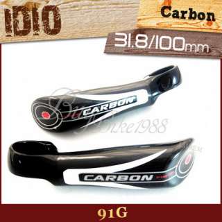 IDIO MTB Full CARBON HandleBar Bar End Barend BLACK 91g  