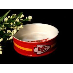  NFL Sculpted Large Dog Bowl KC Chiefs REDUCED!: Everything 