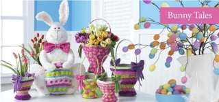 RAZ Imports 23.5 Spring Hydrangea Easter Rabbit Bunny Tales w/EGGS 