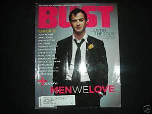 BUST Magazine August/September 2005 JUSTIN THEROUX  