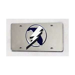  TAMPA BAY LIGHTNING (SILVER) LASER CUT AUTO TAG: Sports 