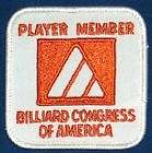 1990S BCA 8 BALL POOL LEAGUE PLAYER MEMBER PATCH NEW