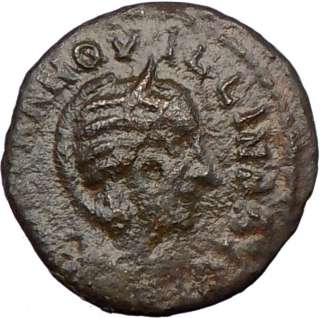 Tranquillina 238AD Deultum in Thrace NEMESIS Genuine Ancient Roman 