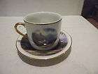 thomas kinkade moonlight cottage tea cup or mug and saucer