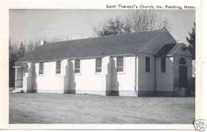 St. THERESAS CHURCH IN NORTH READING, MA POSTCARD  