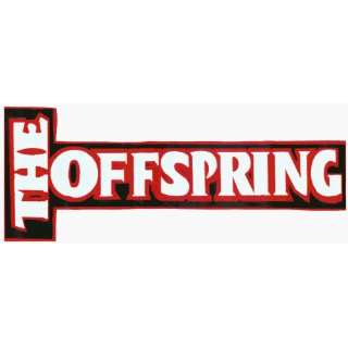 The Offspring   Black, White & Red Logo   Large Jumbo Vinyl Sticker 