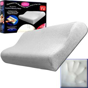   Foam Bed Pillow   Removable Cover   Neck Support 844296019526  