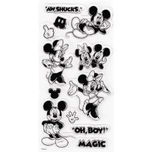  Disney Mickey Clear Stamps 4X7 Sheet   630751 Patio 