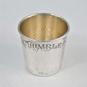  Jigger/Shot Glass by Webster, Sterling Only a Thimble Full 