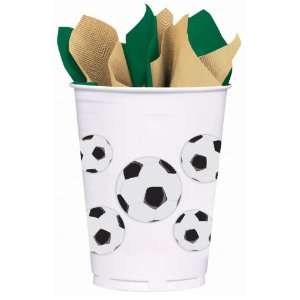  Lets Party By Amscan Soccer Fan 14 oz. Plastic Cups 