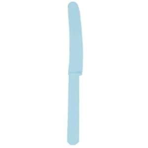   Heavy Weight Plastic Knives   Pastel Blue Case Pack 3