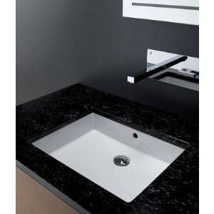    Area Boutique Cubic Bathroom Sink in White: Home Improvement