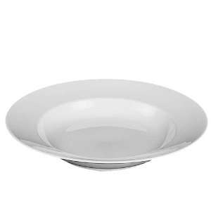  HIC Porcelain 9.25 Round Rim Soup Plate, 12 oz, 1 ea 