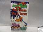 Stars of Space Jam   Road Runner and Wile E. Coyote VHS, 1996  