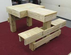 Shooting Bench Plans   Heavy Duty   Easy to build  