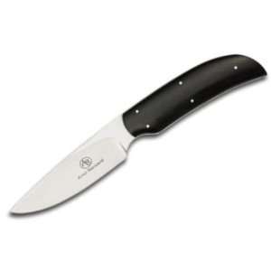   Dog Fixed Blade Knife with Polished Black G 10 Handles Sports