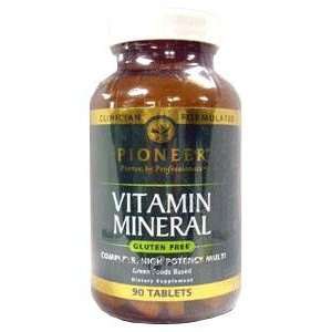   Pioneer Vitamin Mineral Supplement   90 Tabs: Health & Personal Care