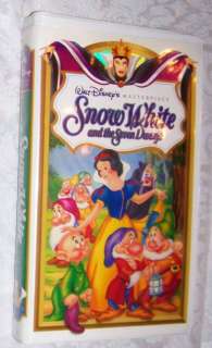 Snow White and the Seven Dwarfs (VHS, 1994) PERFECT EC 717951524034 