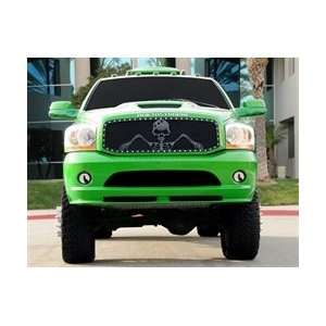   Assault Grunt Black OPS Flat Black Studded Main Grille with Soldier