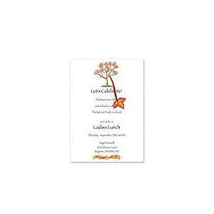  Autumn Tree & Leaf Holiday Invitations Health & Personal 