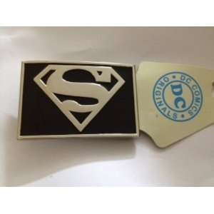  Official Licensed Dc Comic Superman S Logo in Square Shape Black 