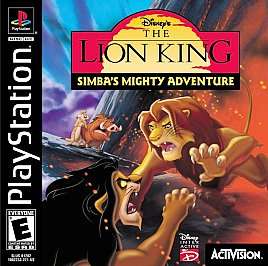 The Lion King Simbas Mighty Adventure Sony PlayStation 1, 2000  