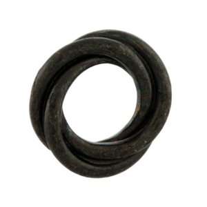  Pack of 4 TierraCast® Pewter Black 12mm Twisted Spacers 