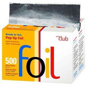 New Product Club Hair Coloring Silver PopUp Foil FL 03S  