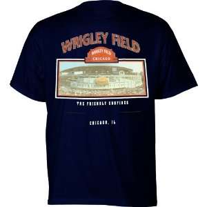  Wrigley Field Navy Friendly Confines Shirt by Wrigley 