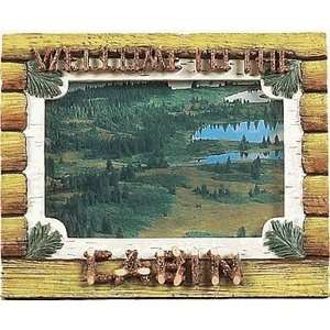   Rivers Edge Picture Frame Welcome to the Cabin 4X6: Home & Kitchen