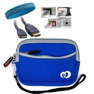  Blue Mini Glove Camera Carrying Case for Sony Bloggie MHS 