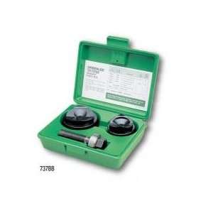 Greenlee 737BB Knockout Punch Kit, 1 1/2 Inch and 2 Inch Conduit Size