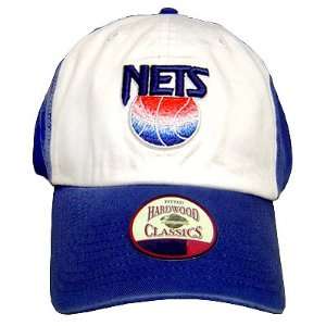  NBA FITTED NEW JERSEY NETS BLUE WHITE CAP HAT LG 7 3/8 