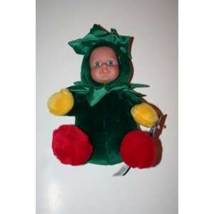  Christmas Baby in Green Plush Doll Toys & Games