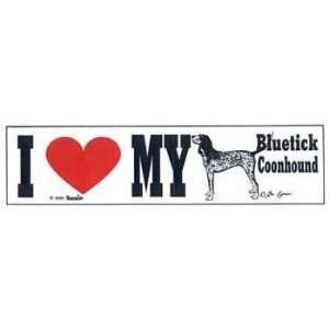 Bluetick Coonhound Bumper Sticker