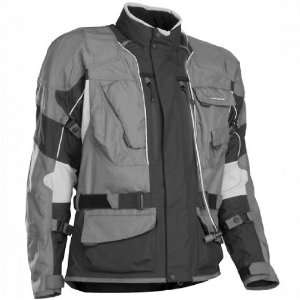  First Gear Kathmandu Textile Jacket   Black/Grey   Extra 