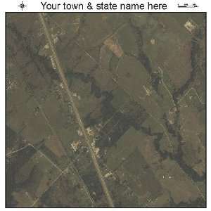 Aerial Photography Map of Mustang, Texas 2008 TX 