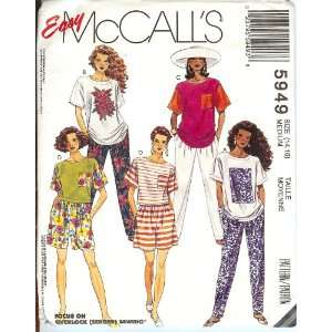  Easy McCalls 5949 Casual Top and Pants Arts, Crafts 