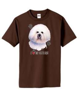 Love My Bichon Frise Dog T Shirt S  6x  Choose Color  