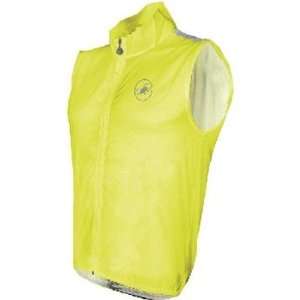 Castelli 2009 Mens Teseo Cycling Vest   fluo yellow   C6061 032 