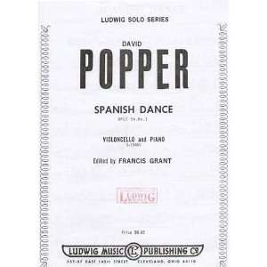  Popper, David   Spanish Dance, Op. 54, No. 1. For Cello 