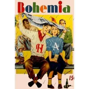  Bohemia magazine cover Cuban Baseball couple
