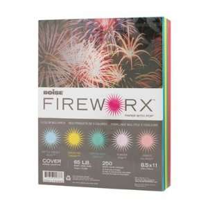  Fireworx Colored Multi Use Paper, 8 1/2 x 11, Assorted 