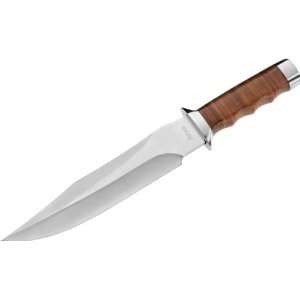 Boker Magnum Giant Bowie Fixed 8 1/8 Blade Leather Handle w/ Leather 
