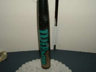 An official softball bat from Wilson. This a 34 26 oz alloy bat for 